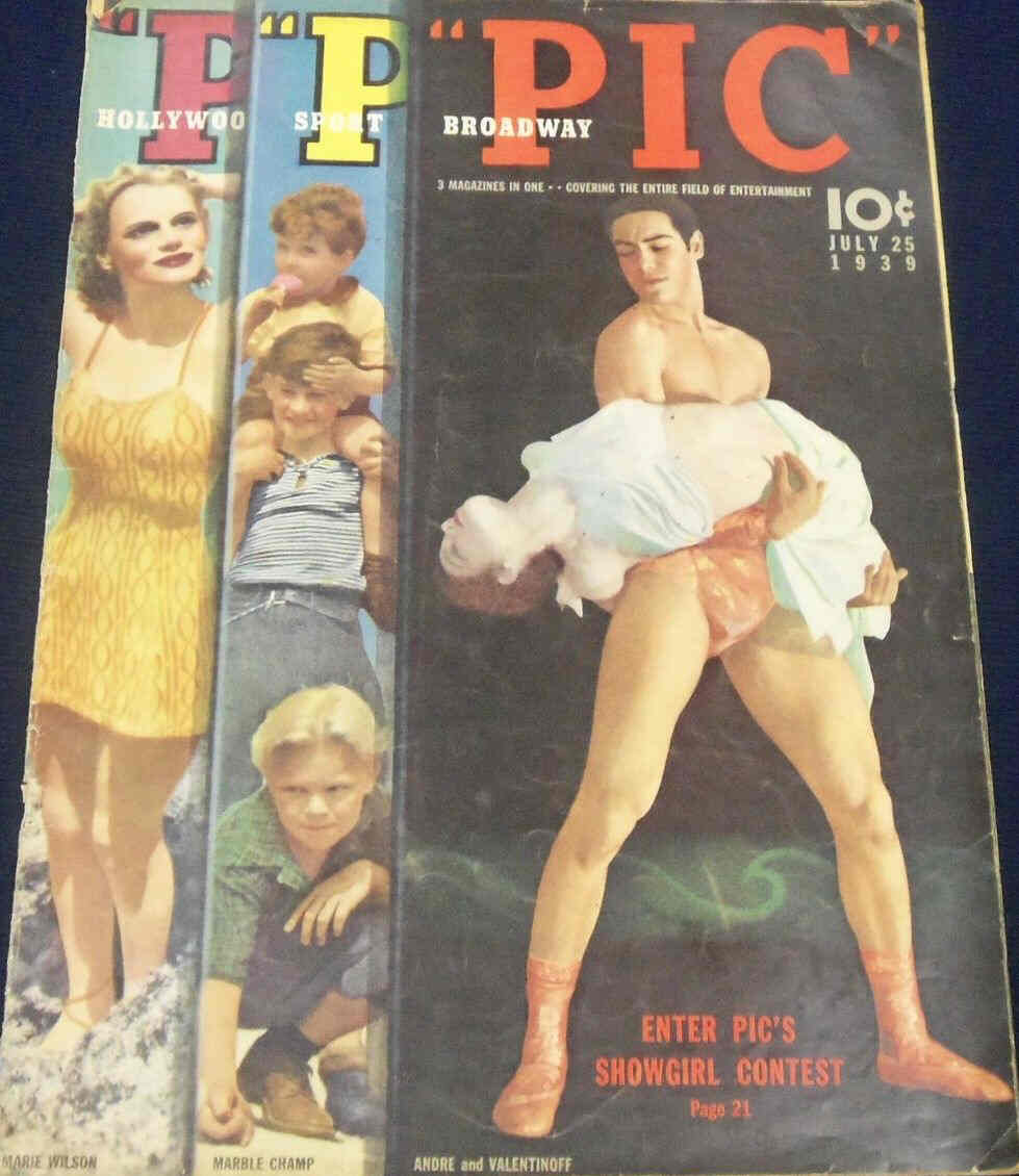 PIC magazine cover 25 July 1939