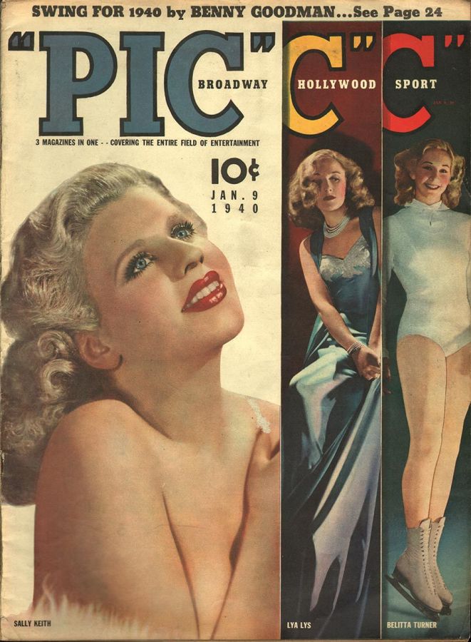 PIC magazine cover 9 January 1940