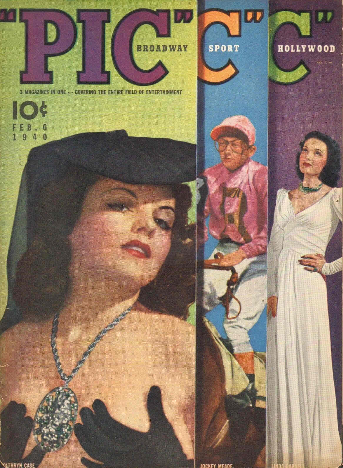 PIC magazine side cover 6 February 1940