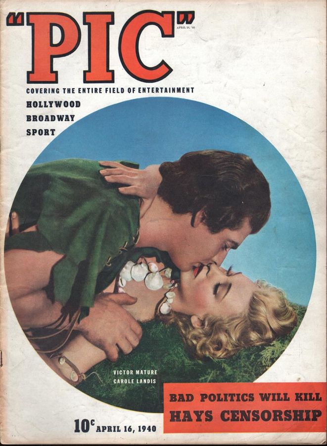 PIC magazine cover 16 April 1940