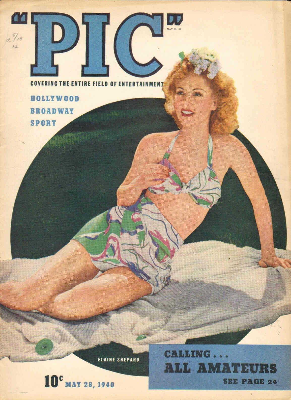 PIC magazine cover 28 May 1940