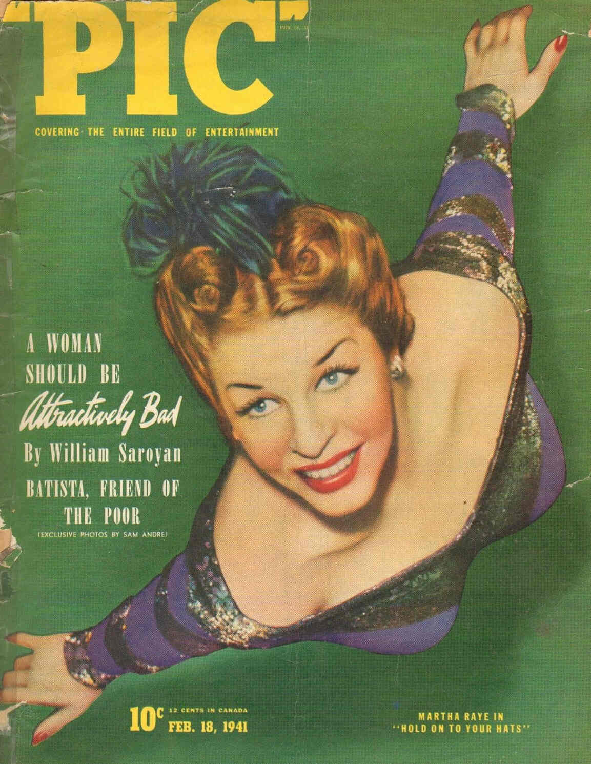 PIC magazine cover 18 February 1941