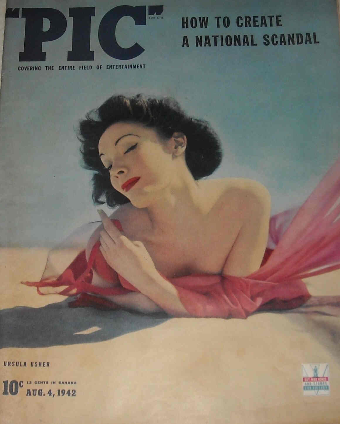PIC magazine cover 4 August 1942