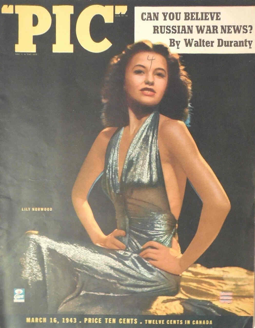 PIC magazine cover 16 March 1943