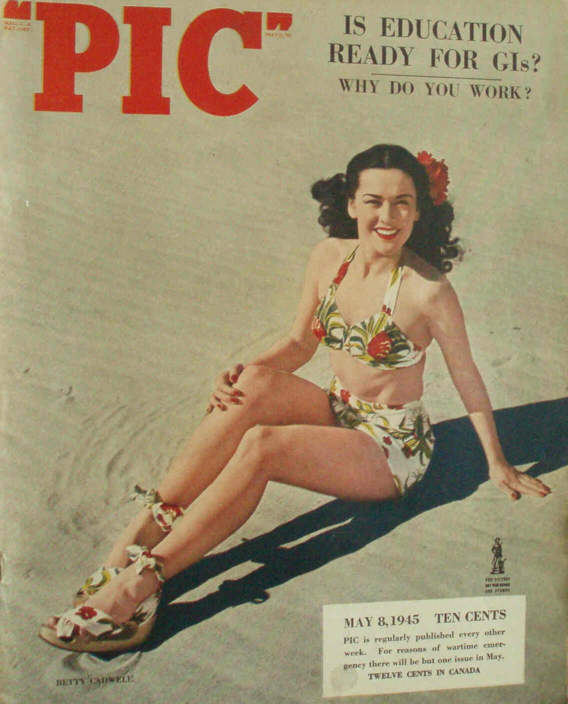 PIC magazine cover 8 May 1945