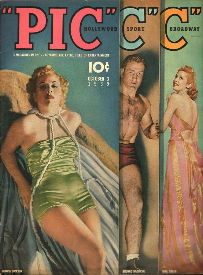 PIC magazine cover 3 October 1939