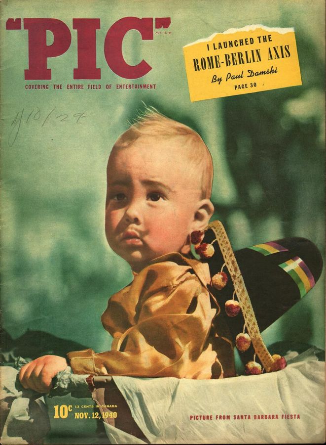 PIC magazine cover 12 November 1940