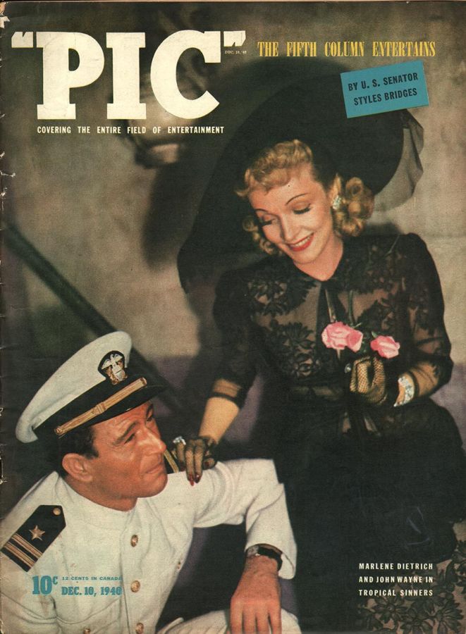 PIC magazine cover 10 December 1940