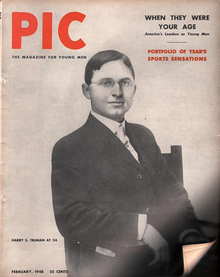 PIC magazine side cover February 1948