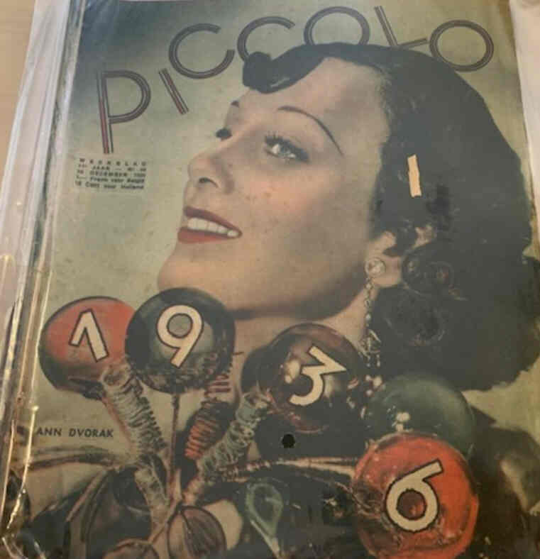 PICCOLO magazine side cover 29 December 1935