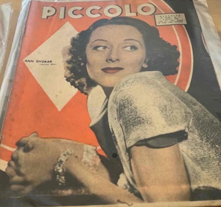PICCOLO magazine side cover 5 April 1936
