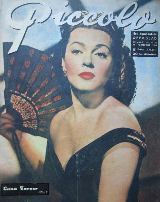 PICCOLO magazine side cover 19 February 1950