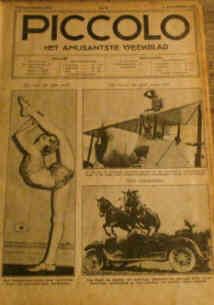 PICCOLO magazine side cover Issue 27 August 1928