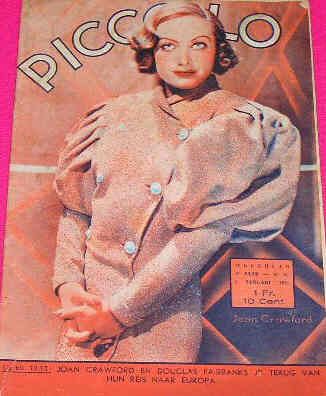 PICCOLO magazine side cover 8 October 1933
