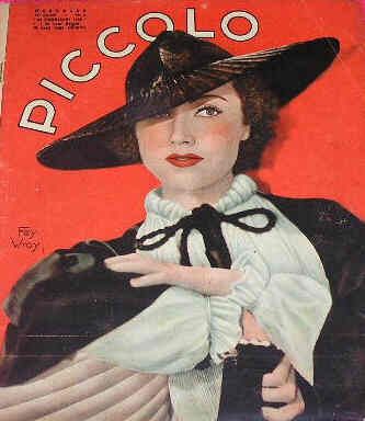 PICCOLO magazine side cover 24 February 1935