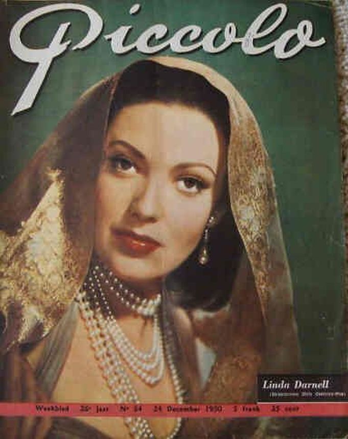 PICCOLO magazine side cover 24 December 1950