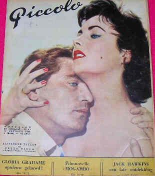 PICCOLO magazine side cover 10 October 1954