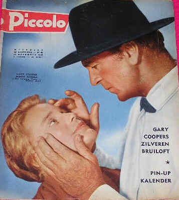 PICCOLO magazine side cover 30 November 1958