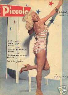 PICCOLO magazine side cover Issue 33  1958