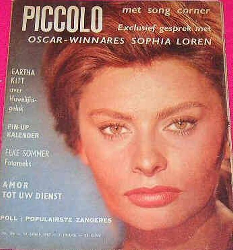 PICCOLO magazine side cover 29 April 1962