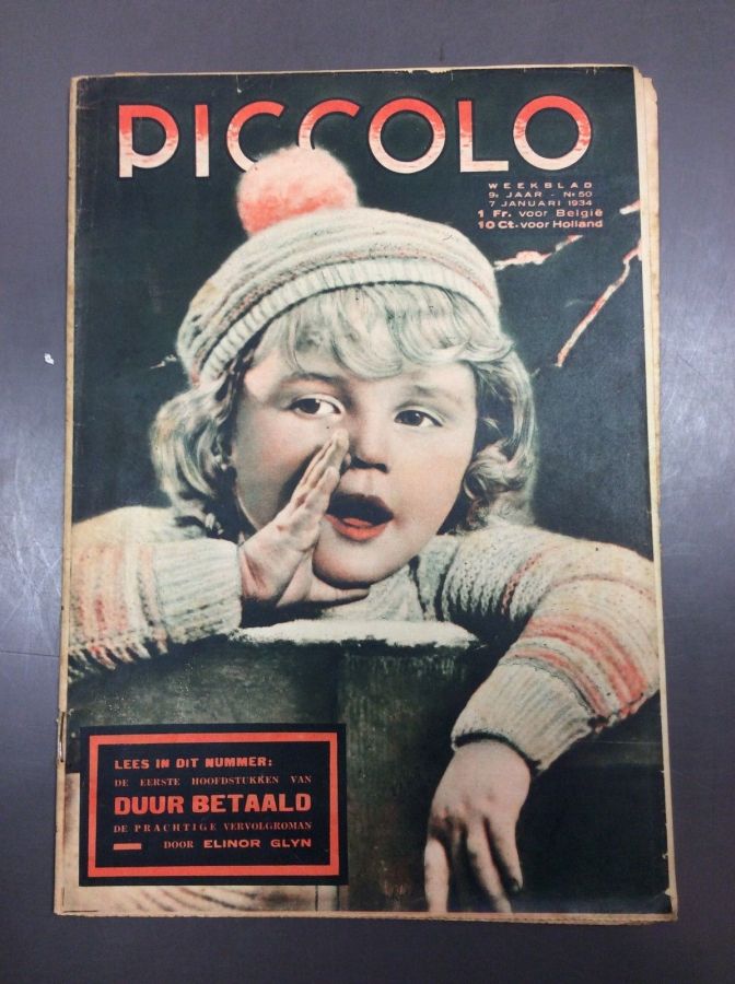 PICCOLO magazine side cover Issue 50 7 January 1934