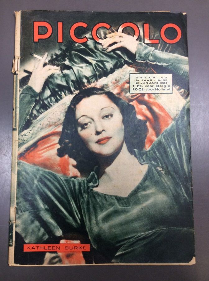 PICCOLO magazine side cover Issue 52 21 January 1934