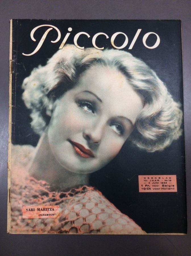PICCOLO magazine side cover Issue 19 3 June 1934