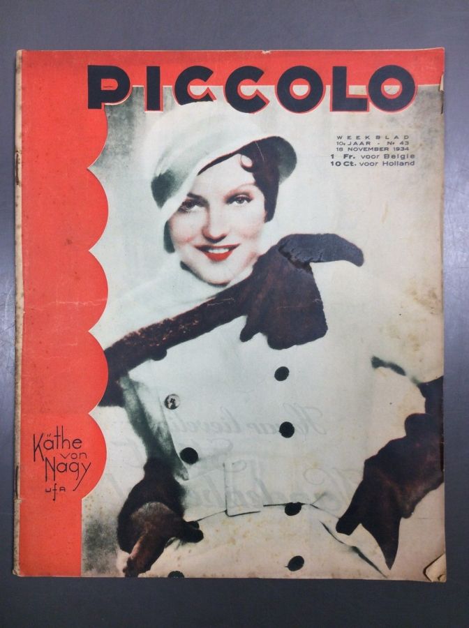 PICCOLO magazine side cover Issue 43 18 November 1934