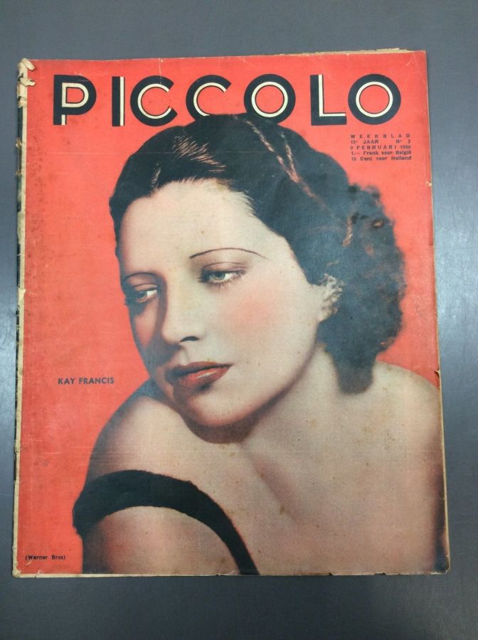 PICCOLO magazine side cover Issue 3 9 February 1936