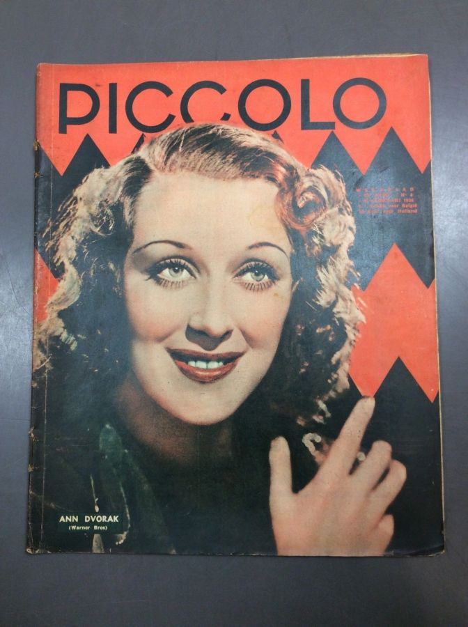 PICCOLO magazine side cover Issue 4 16 February 1936