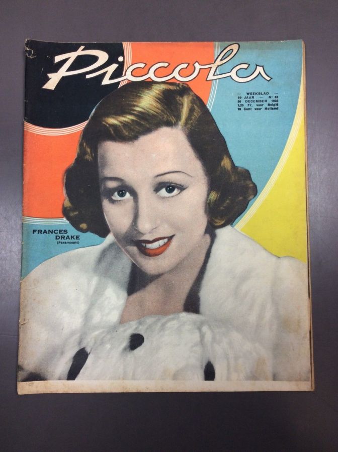 PICCOLO magazine side cover Issue 48 20 December 1936