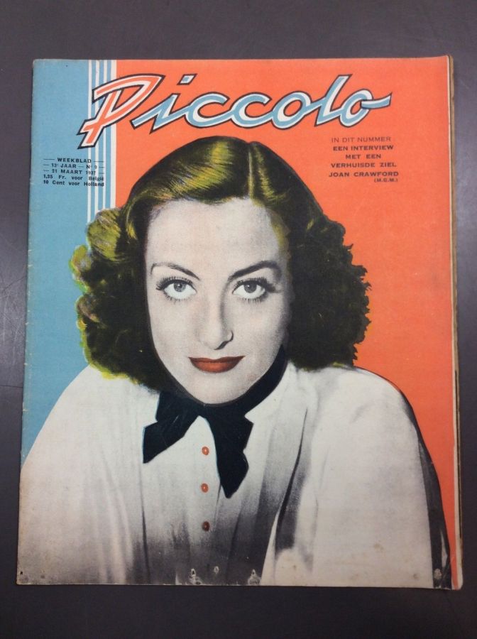 PICCOLO magazine side cover Issue 9 21 March 1937