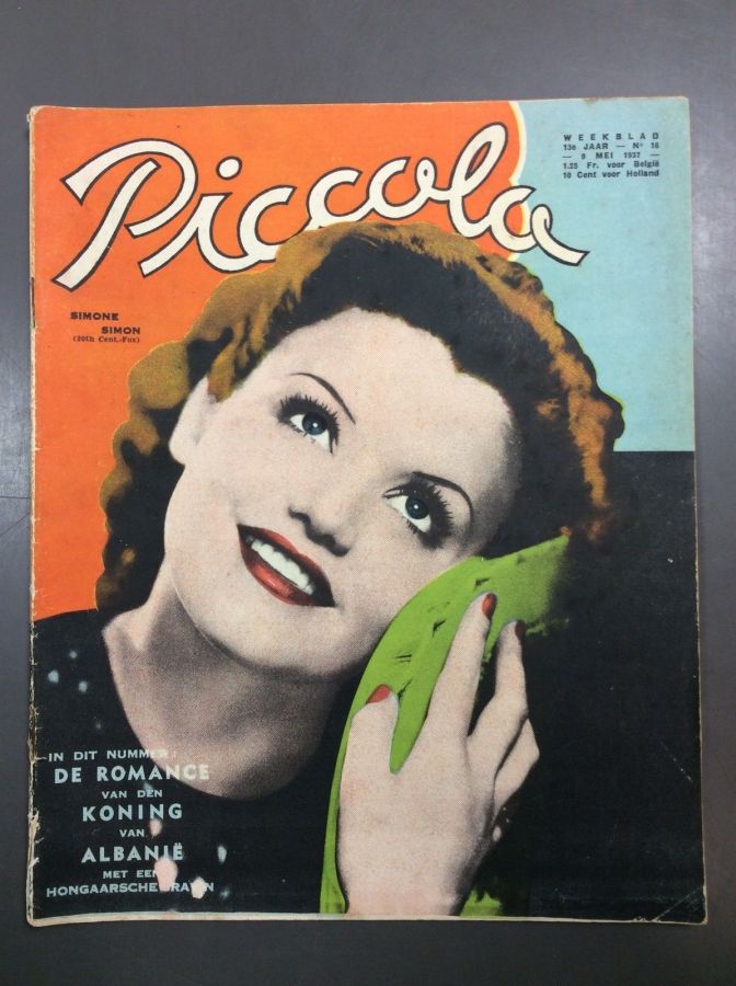 PICCOLO magazine side cover Issue 16 9 May 1937