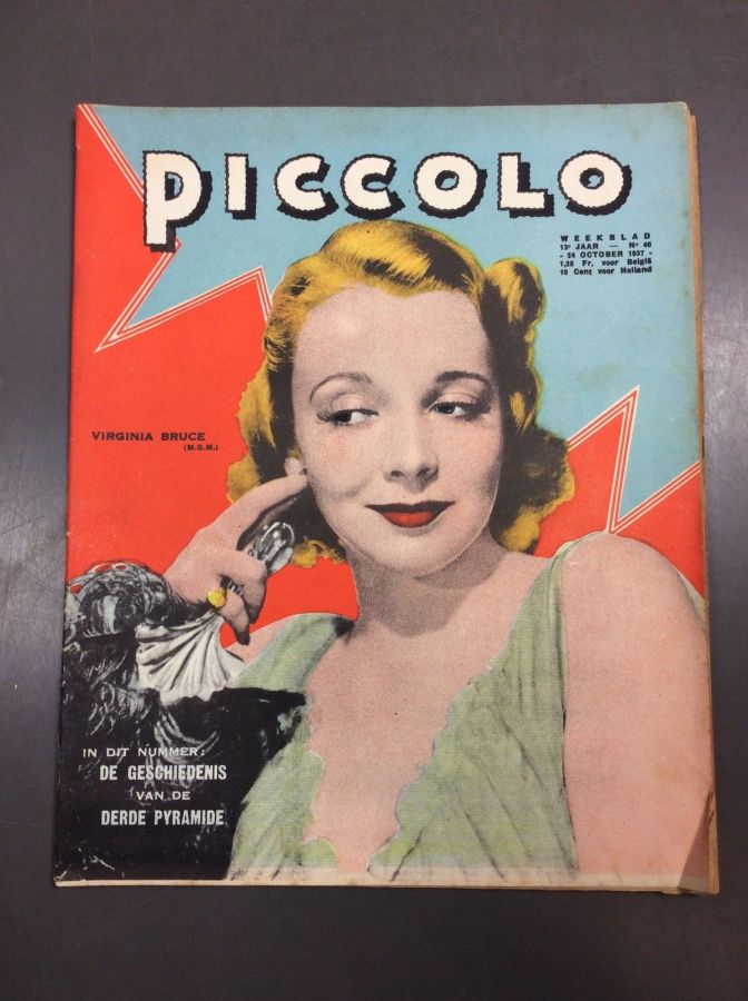 PICCOLO magazine side cover Issue 40 24 October 1937