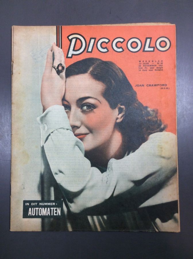PICCOLO magazine side cover Issue 45 28 November 1937