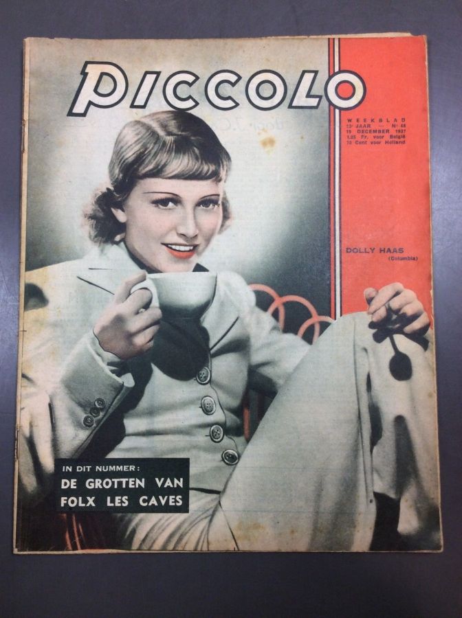 PICCOLO magazine side cover Issue 48 19 December 1937