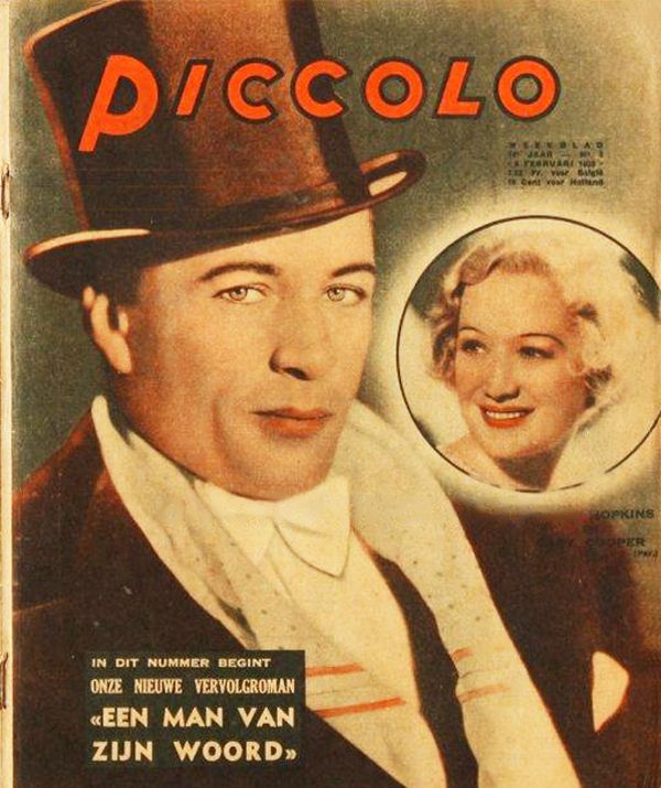 PICCOLO magazine side cover 6 February 1938