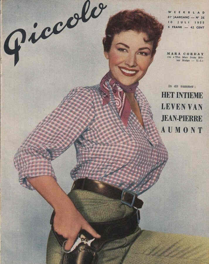 PICCOLO magazine side cover 10 July 1955