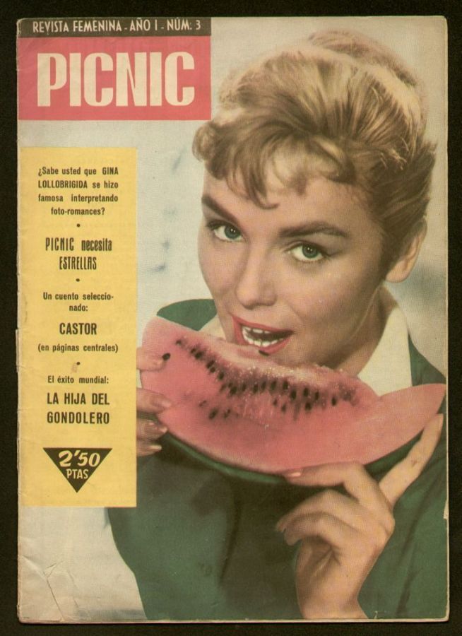 PICNIC magazine side cover Issue 3   1959