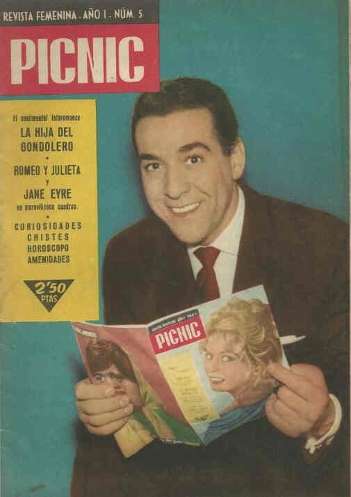 PICNIC magazine side cover Issue 5   1959