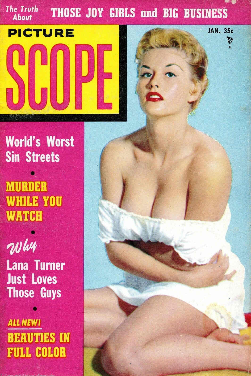 PICTURE SCOPE magazine cover  Vol 6 # 2 January 1958
