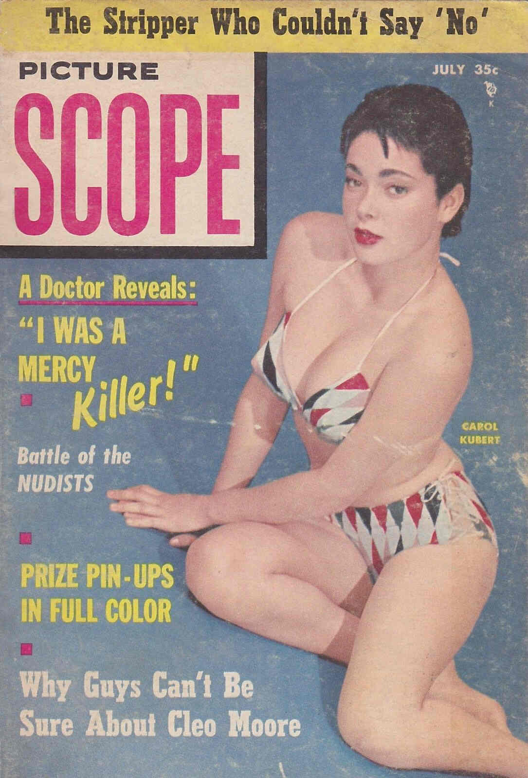 PICTURE SCOPE magazine cover  Vol 5 # 5 July 1957