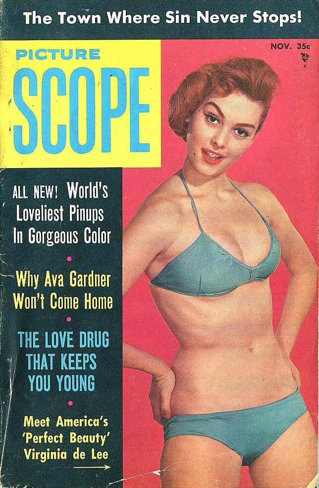 PICTURE SCOPE magazine cover  Vol 6 # 1 November 1957