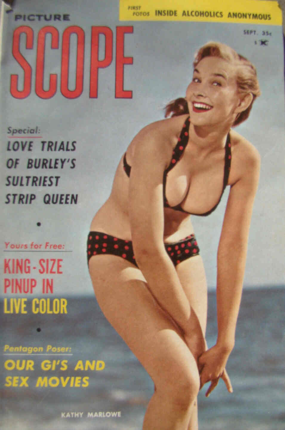 PICTURE SCOPE magazine cover September 1958