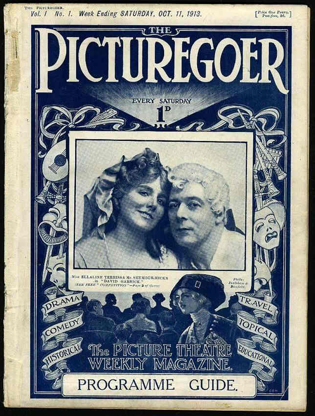 PICTUREGOER magazine side cover Issue 1 11 October 1913