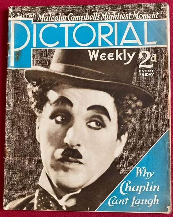PICTORIAL WEEKLY magazine side cover 9 December 1933