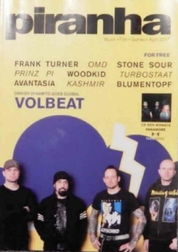 PIRANHA (GERMANY) magazine cover April 2013
