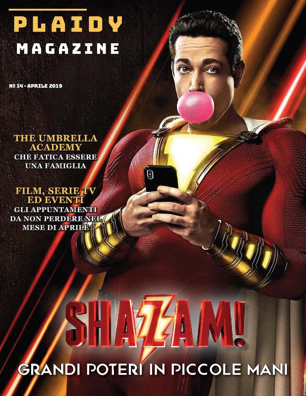 PLAIDY MAGAZINE magazine side cover Issue 14  April 2019