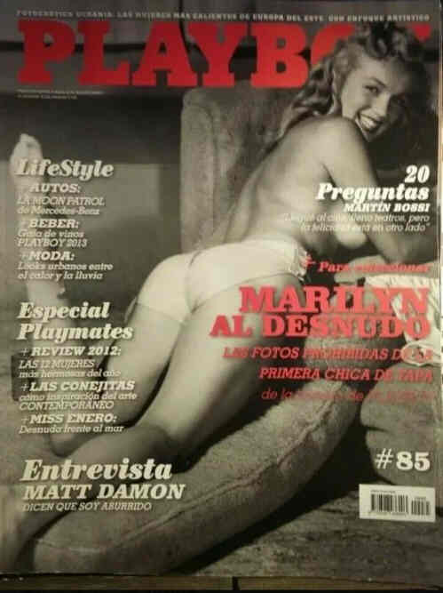 PLAYBOY ARGENTINA magazine side cover Issue 85  January 2013