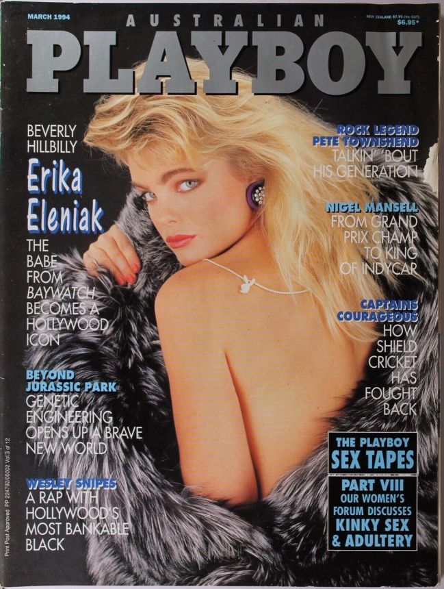 PLAYBOY (Australia) magazine side cover  March 1994